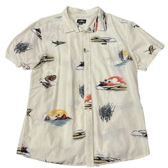 O’NEILL ARTIST OASIS ECO MODERN SHIRT SIZE LARGE - Picture 2 of 11